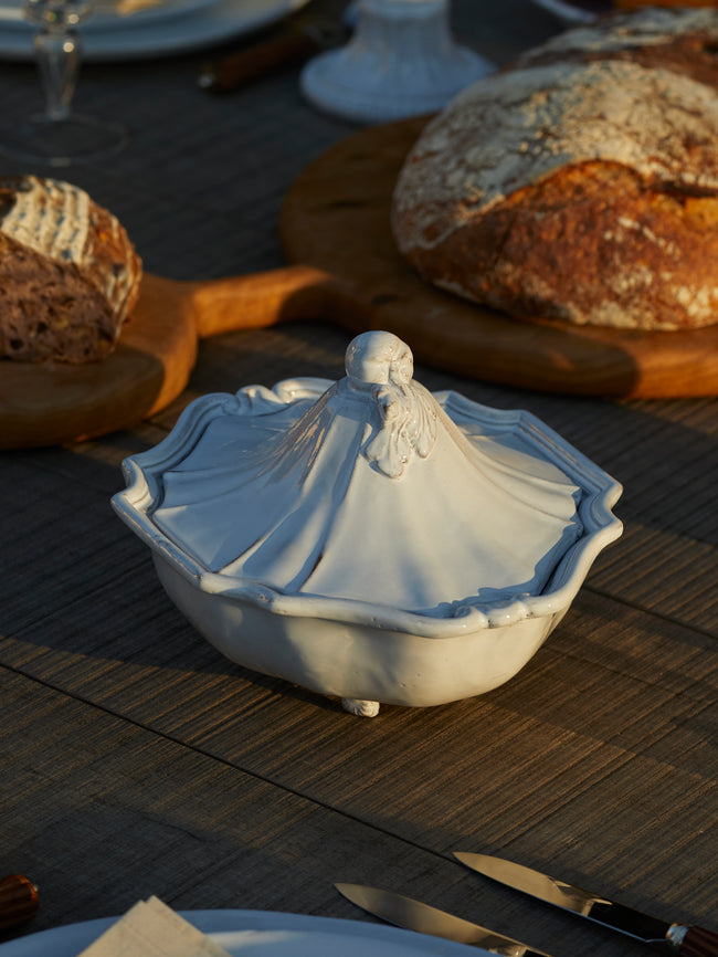 Astier de Villatte - Régence Hand-Glazed Ceramic Small Tureen -  - ABASK