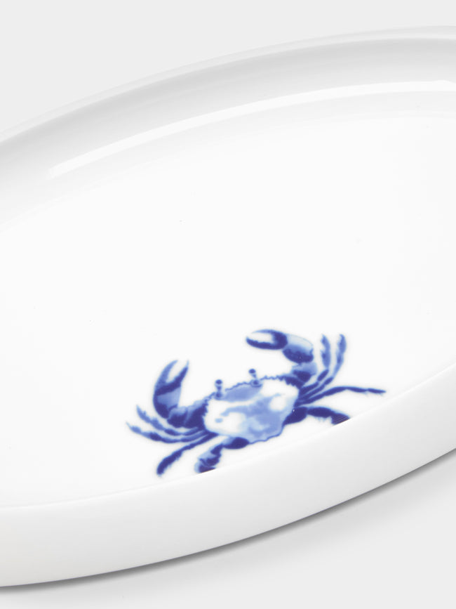 Hering Berlin - Ocean Porcelain Oval Platter -  - ABASK