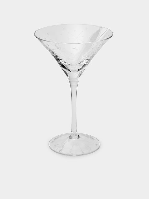 Artel - Fireworks Hand-Engraved Crystal Cocktail Glass -  - ABASK - 