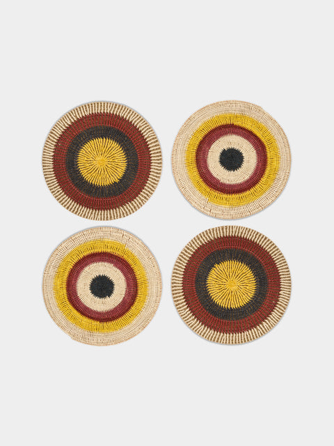 CasaLatina - Amazonia Handwoven Iraca Palm Placemats (Set of 4) -  - ABASK - 