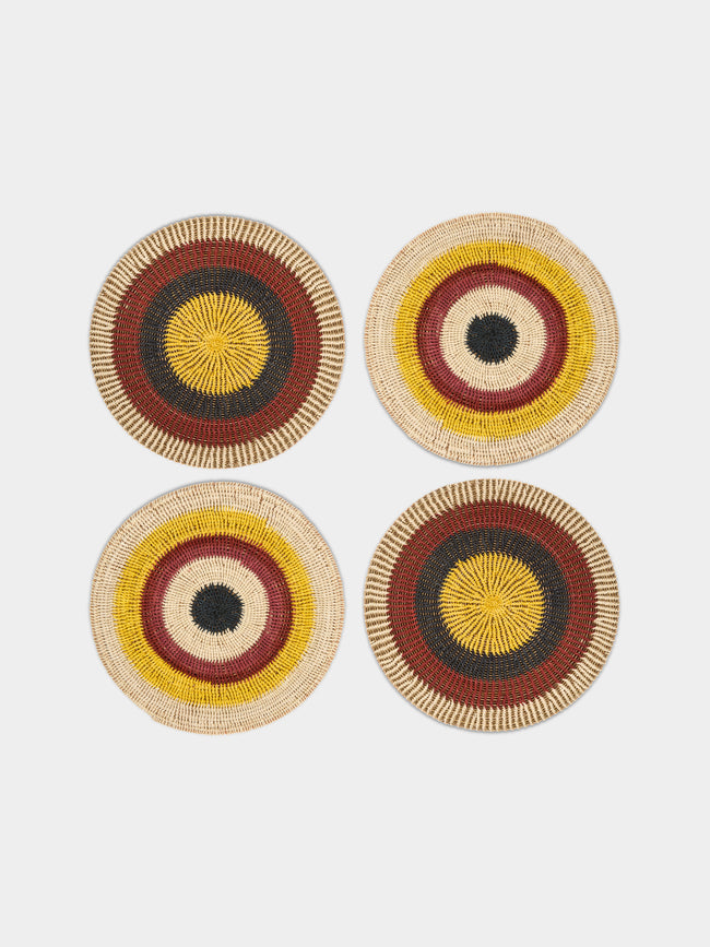 CasaLatina - Amazonia Handwoven Iraca Palm Placemats (Set of 4) -  - ABASK - 