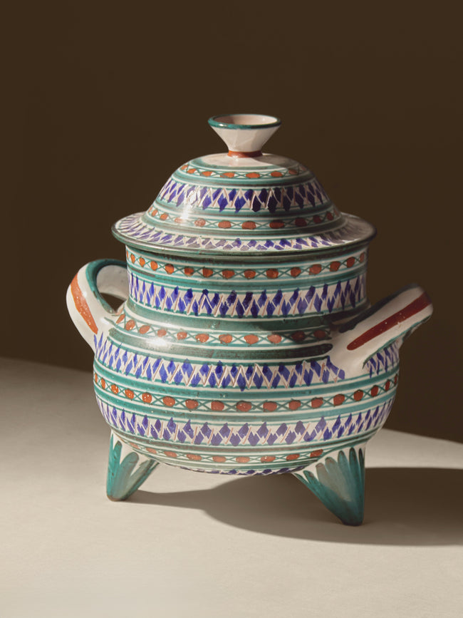 Antique and Vintage - 1950s Robert Picault Ceramic Large Lidded Pot -  - ABASK