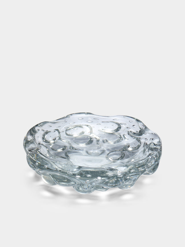 Antique and Vintage - Mid-Century Bubble Glass Ashtray -  - ABASK - 