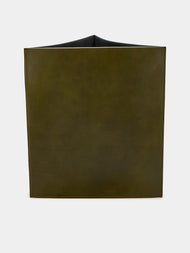 Les Few - Leather Triangular Bin -  - ABASK - 