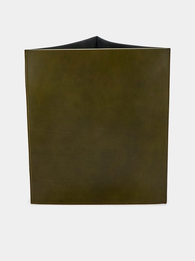 Les Few - Leather Triangular Bin -  - ABASK - 