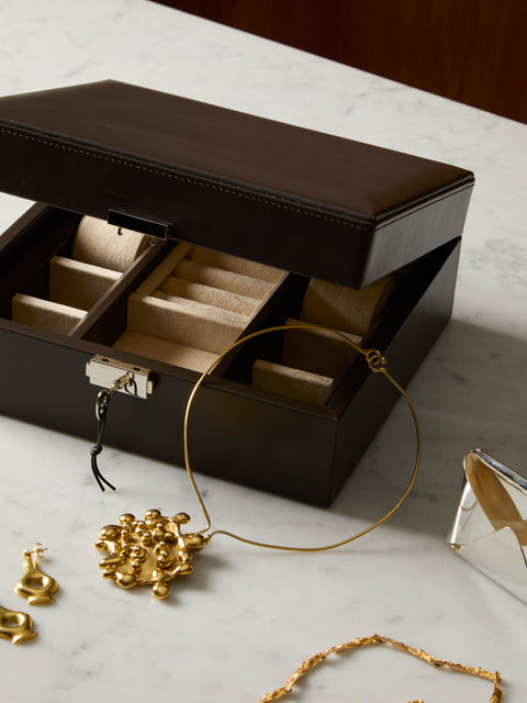 Renzo Romagnoli - Leather Jewellery Box -  - ABASK