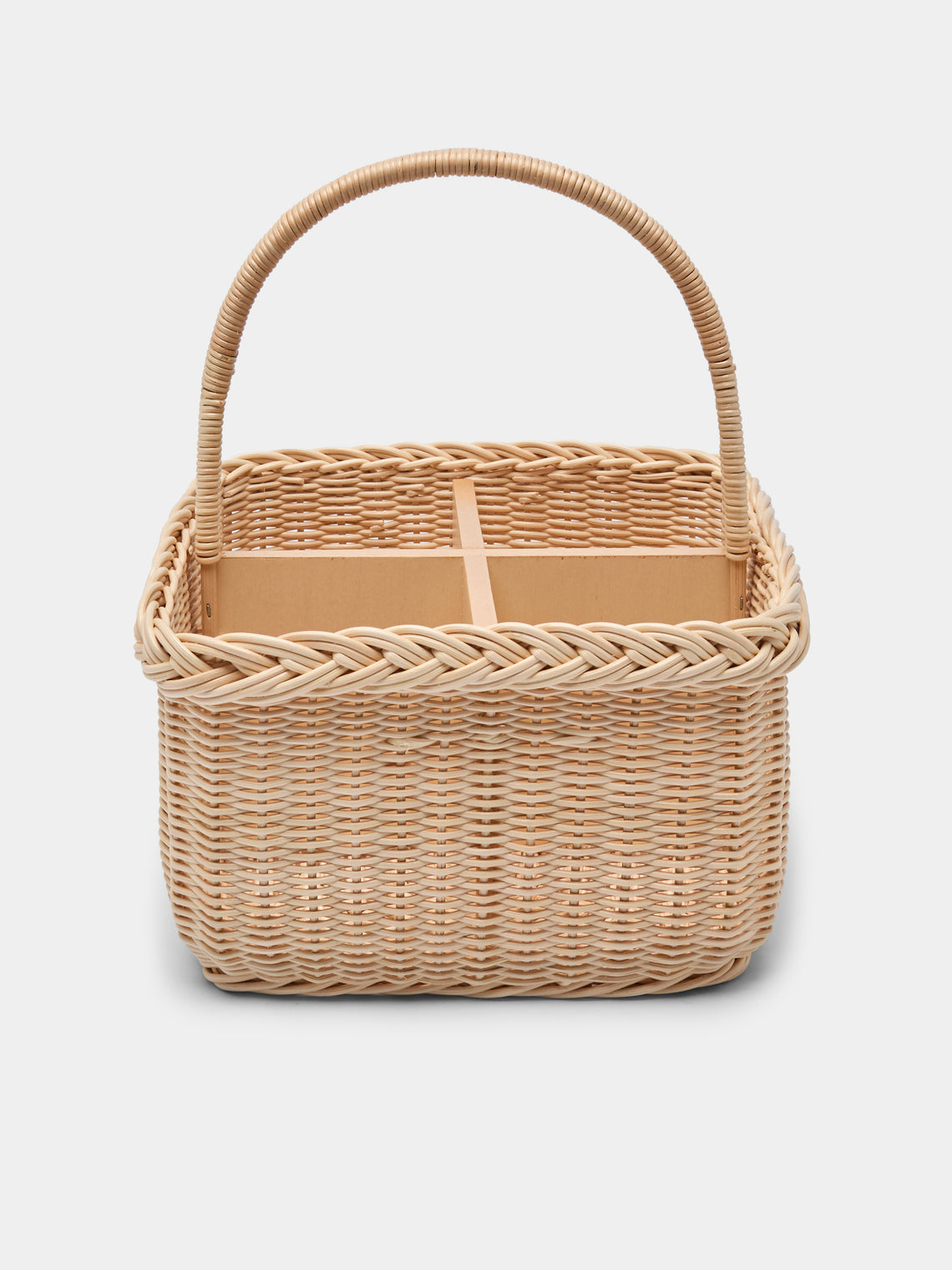 Mila Maurizi - Gerbera Handwoven Wicker Cutlery Holder -  - ABASK - 