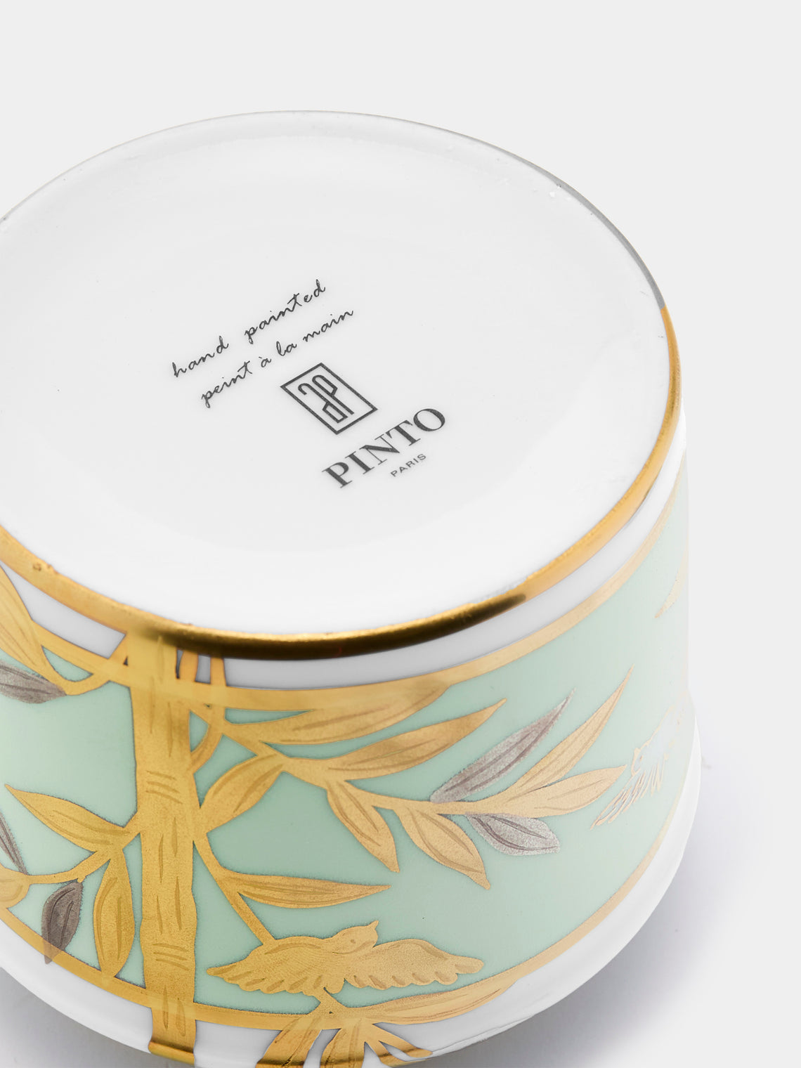 Pinto Paris - Envol Hand-Painted Porcelain Sugar Pot -  - ABASK