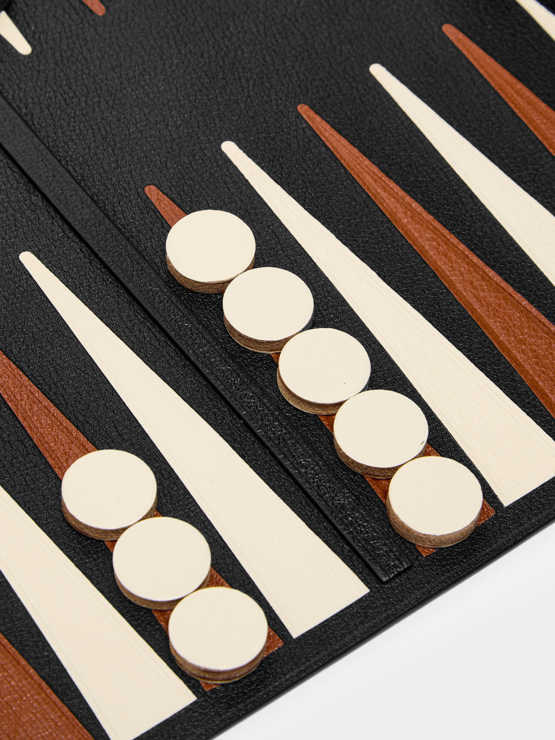 Métier - Leather Travel Backgammon Set -  - ABASK