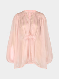 Les Vacances D'Irina - The Hazy Nipple Cotton Shirt | One Size -  - ABASK - 