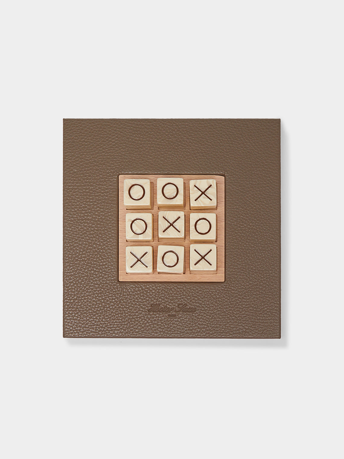 Hector Saxe - Leather Tic Tac Toe Set -  - ABASK