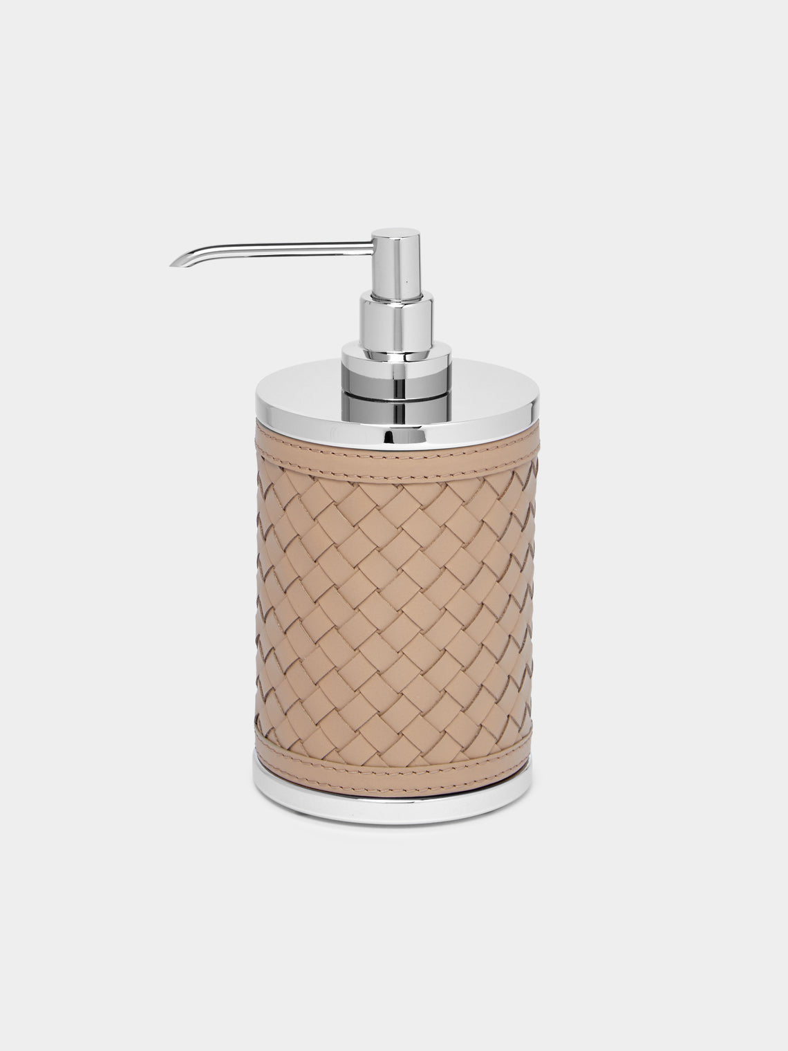 Riviere - Woven Leather Soap Dispenser -  - ABASK - 