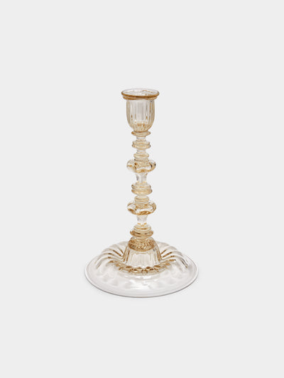 Bollenglass - Hand-Blown Glass Medium Candlestick -  - ABASK - 