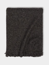 Johnstons of Elgin - Cashmere and Silk Brushed Bouclé Blanket -  - ABASK - 