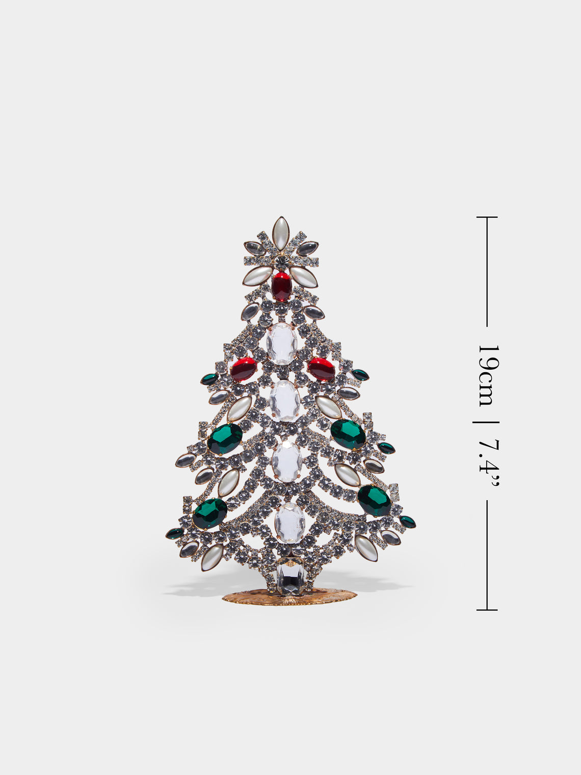 Antique and Vintage - 1930s Czech Jewelled Small Christmas Tree -  - ABASK