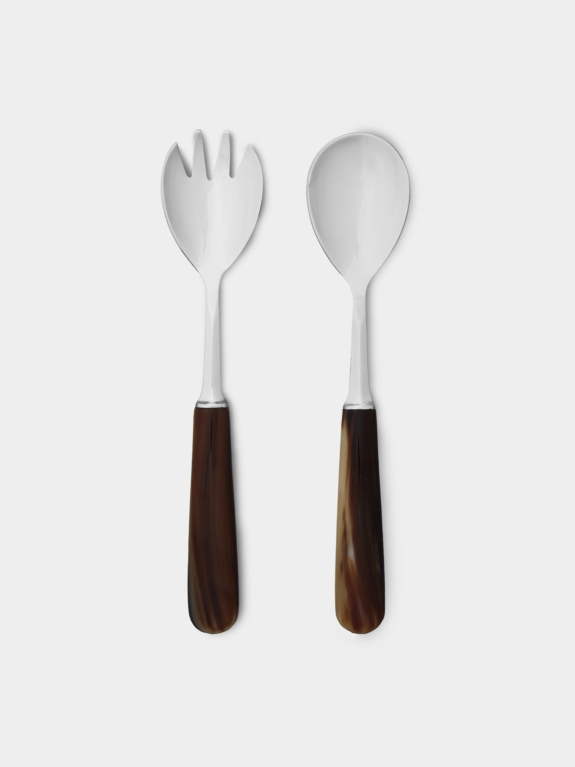 Lorenzi Milano - Zebu Horn Salad Serving Set -  - ABASK - 