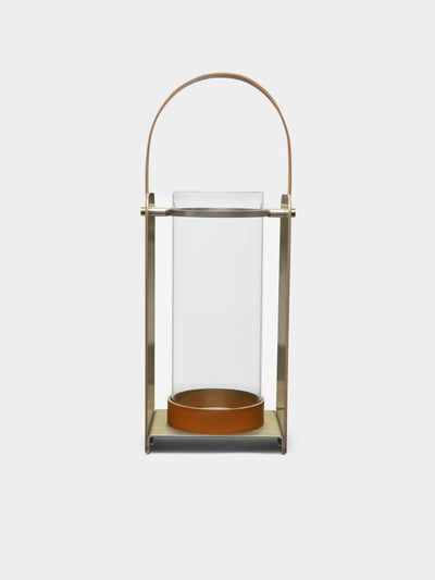 Rabitti 1969 - Lumen Glass and Leather Medium Lantern -  - ABASK - 