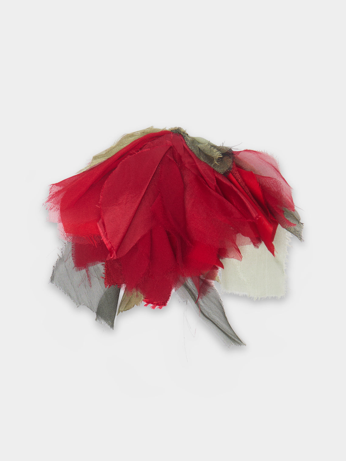 Considered Objects - Hand-Stitched Silk Falling Flower Brooch -  - ABASK - 