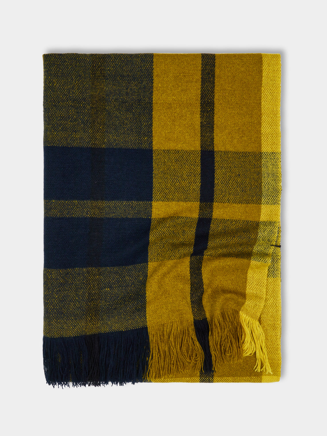 Otherways - Handwoven Yak Check Blanket -  - ABASK - 