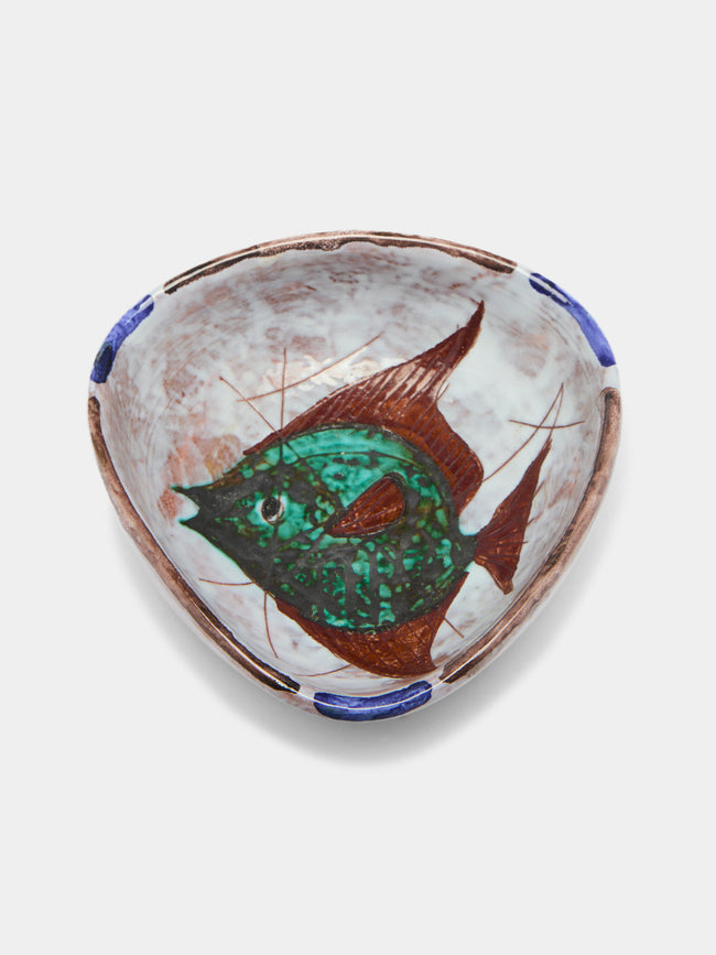 Antique and Vintage - 1950s Le Brescon Ceramic Fish Bowl -  - ABASK - 