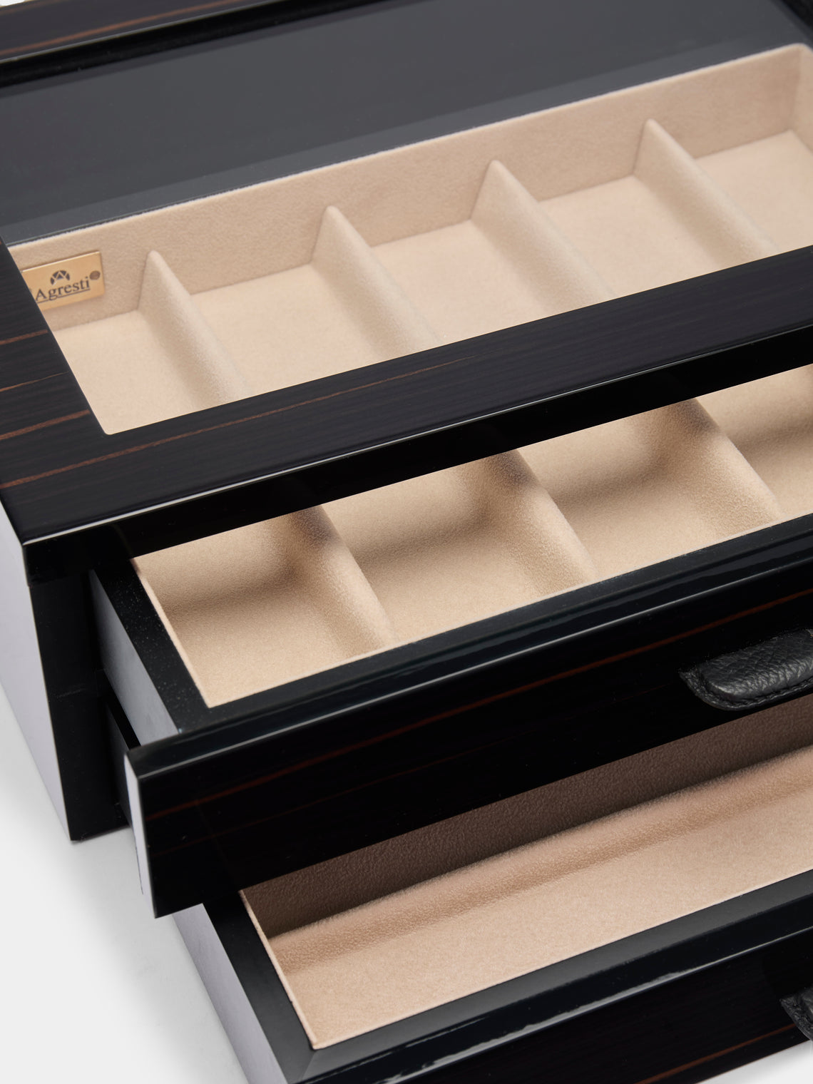 Agresti - Tempo Wood Watch Box (9 Watches) -  - ABASK