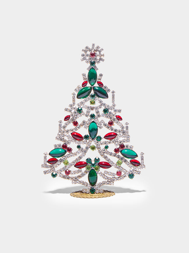 Antique and Vintage - 1930s Czech Jewelled Small Christmas Tree -  - ABASK - 