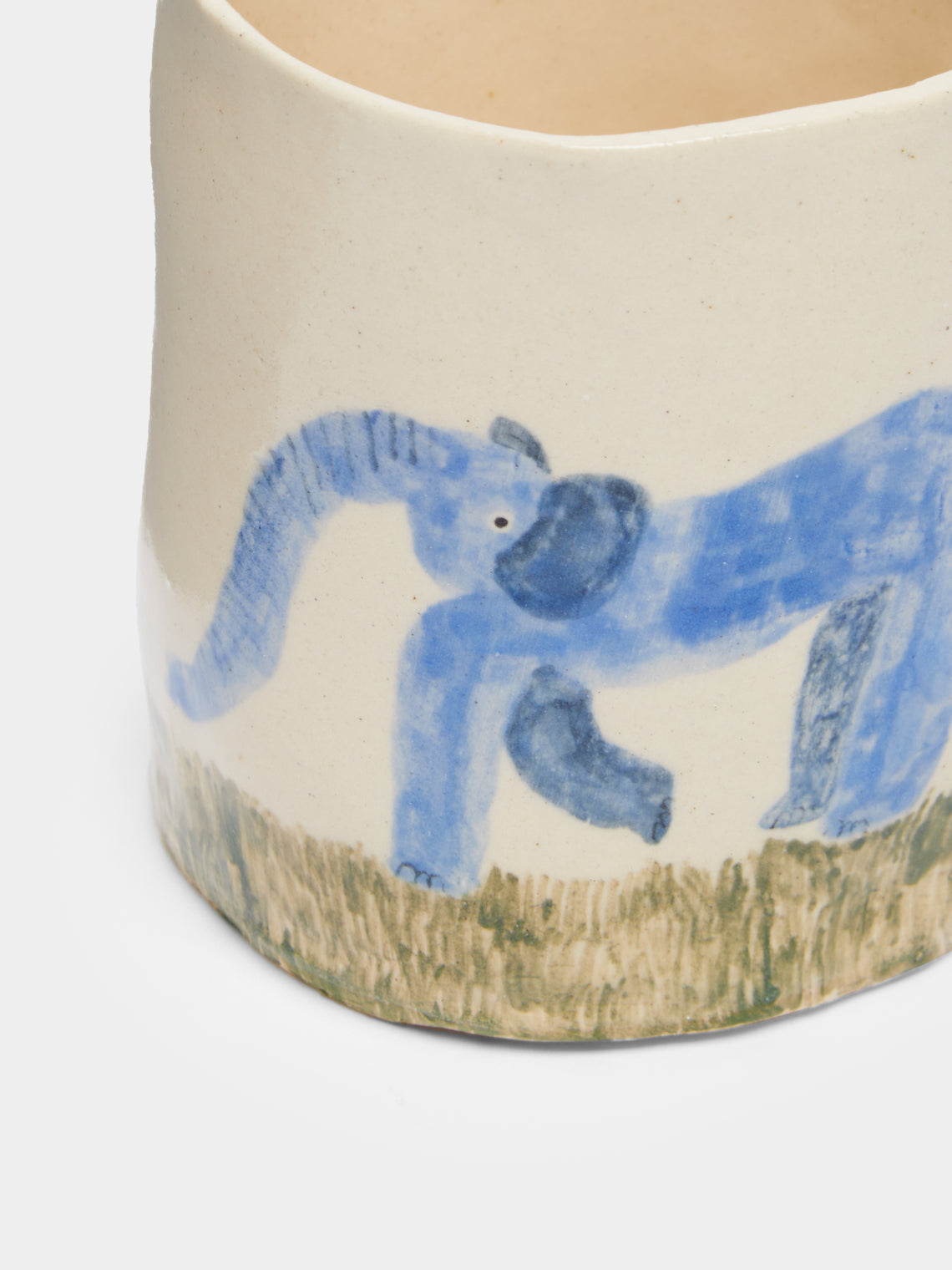 Liz Rowland - Elephant Mates Hand-Painted Ceramic Mug -  - ABASK