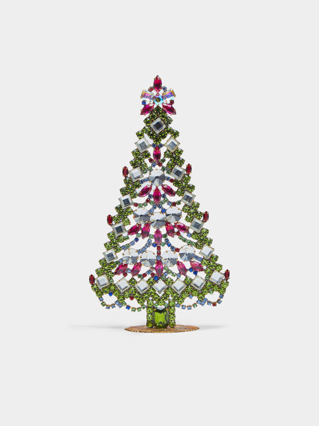 Antique and Vintage - 1930s Czech Jewelled Medium Christmas Tree -  - ABASK - 