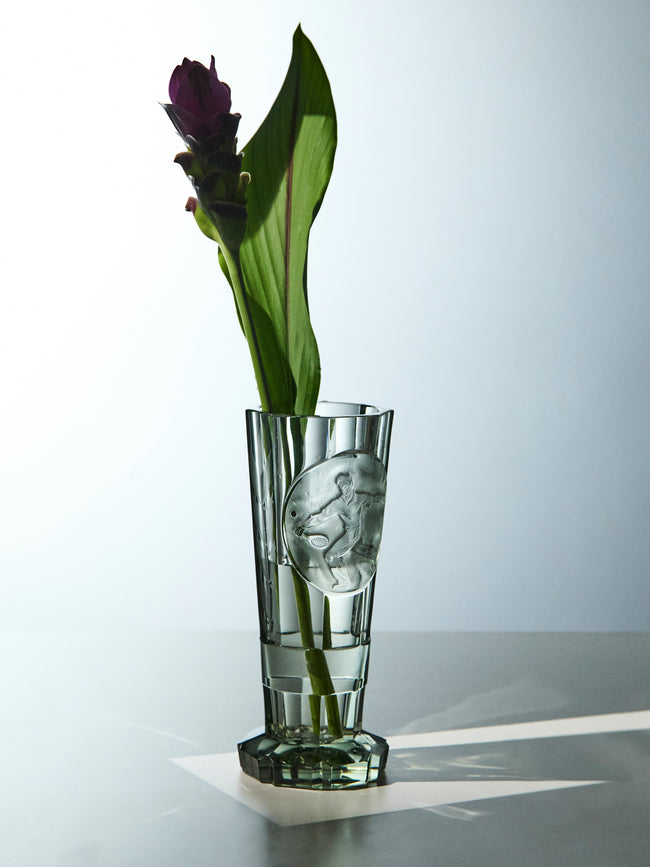 Antique and Vintage - 1930s Crystal Vase -  - ABASK