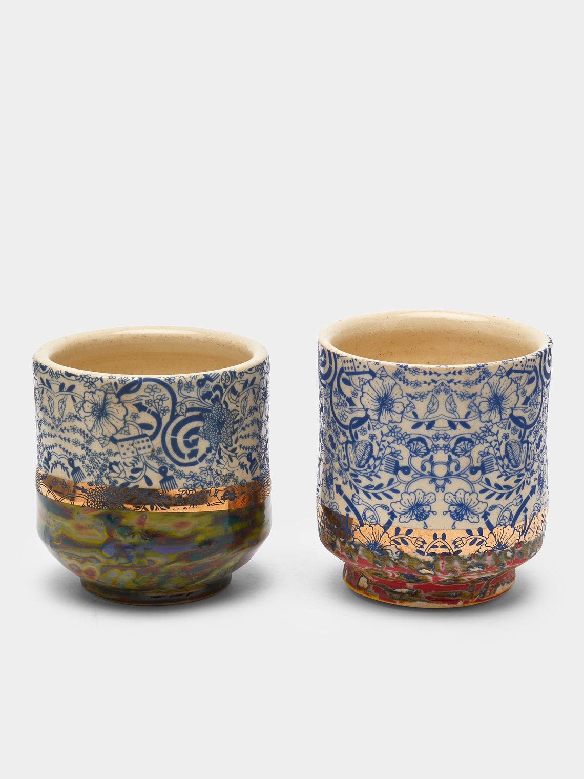 The Village Potter x Roberto Lugo - Edition 90 and 94 Ceramic Cups (Set of 2) -  - ABASK - 