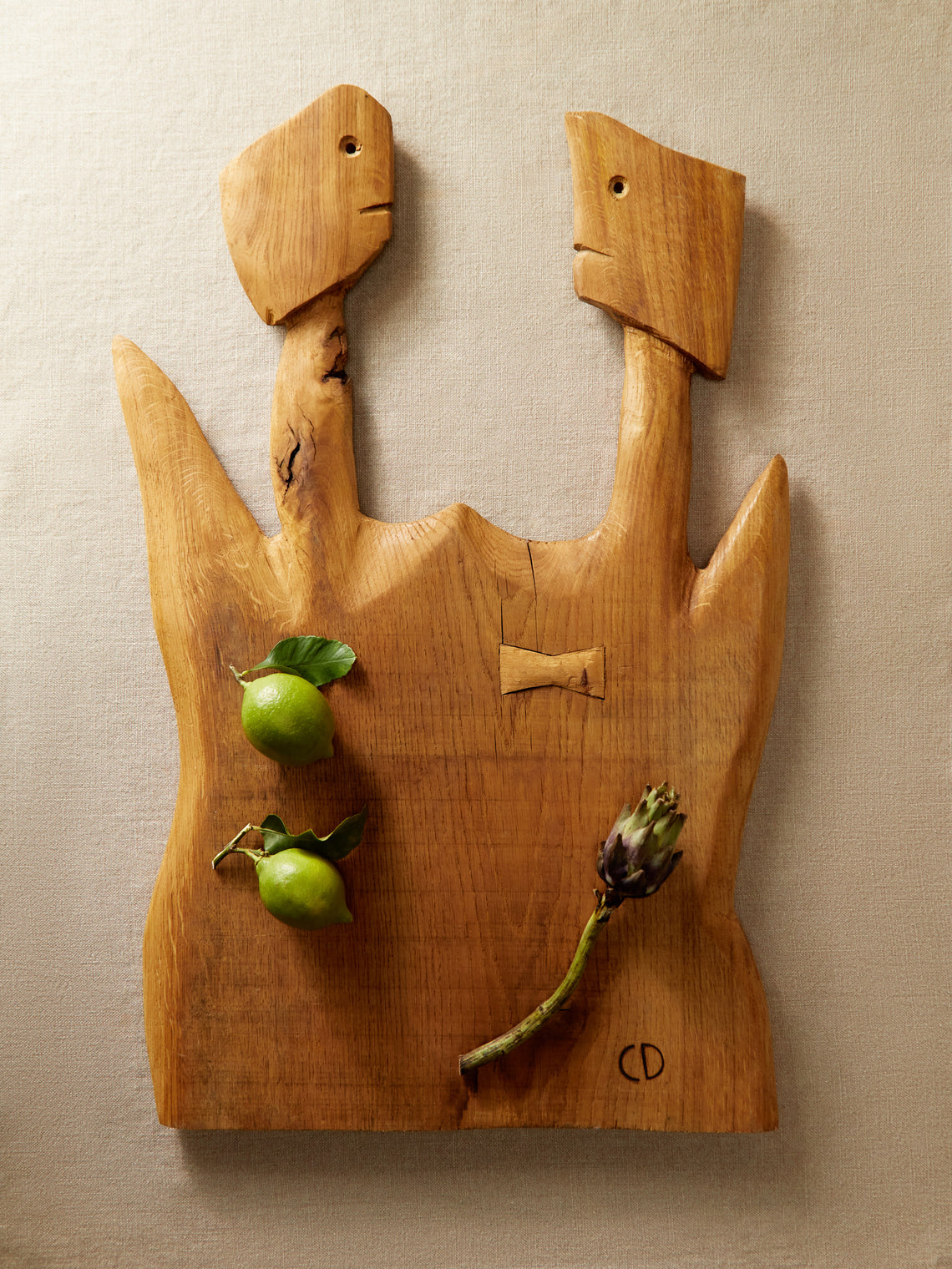 Eliot Daguet - Hand-Carved Oak Serving Board -  - ABASK