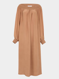 Ryan Roche - Silk and Cashmere Long Dress -  - ABASK - 