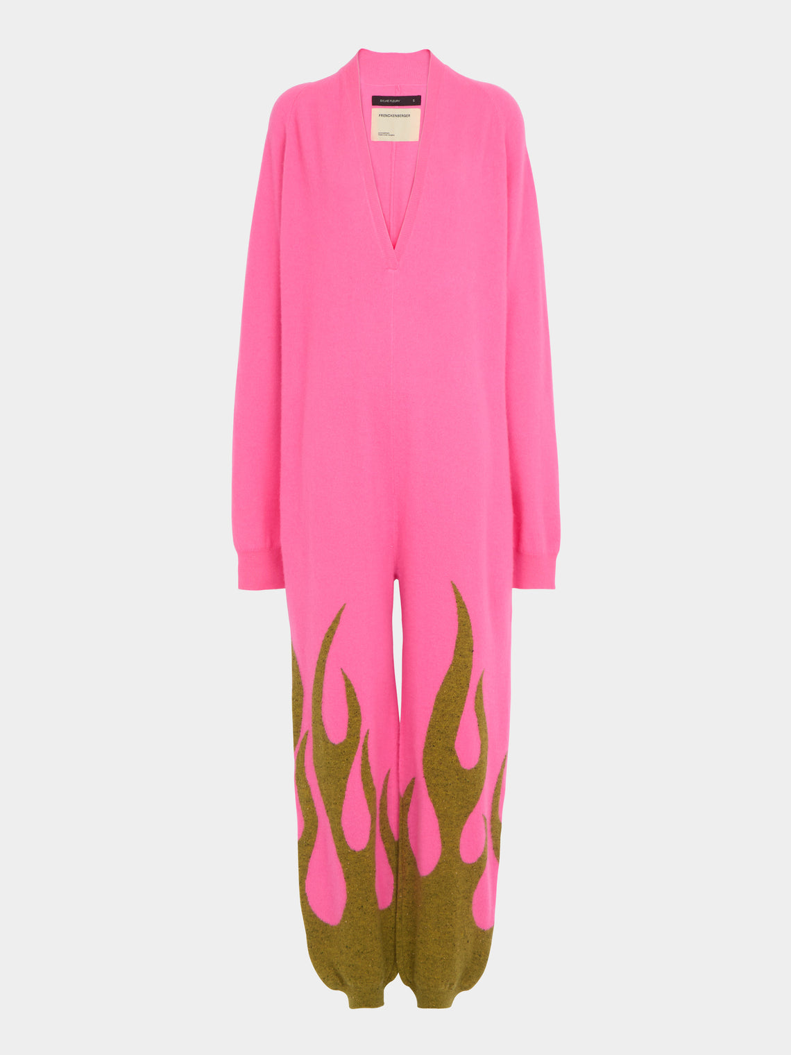 Frenckenberger - Sylvie Fleury Flame Cashmere Jumpsuit -  - ABASK - 