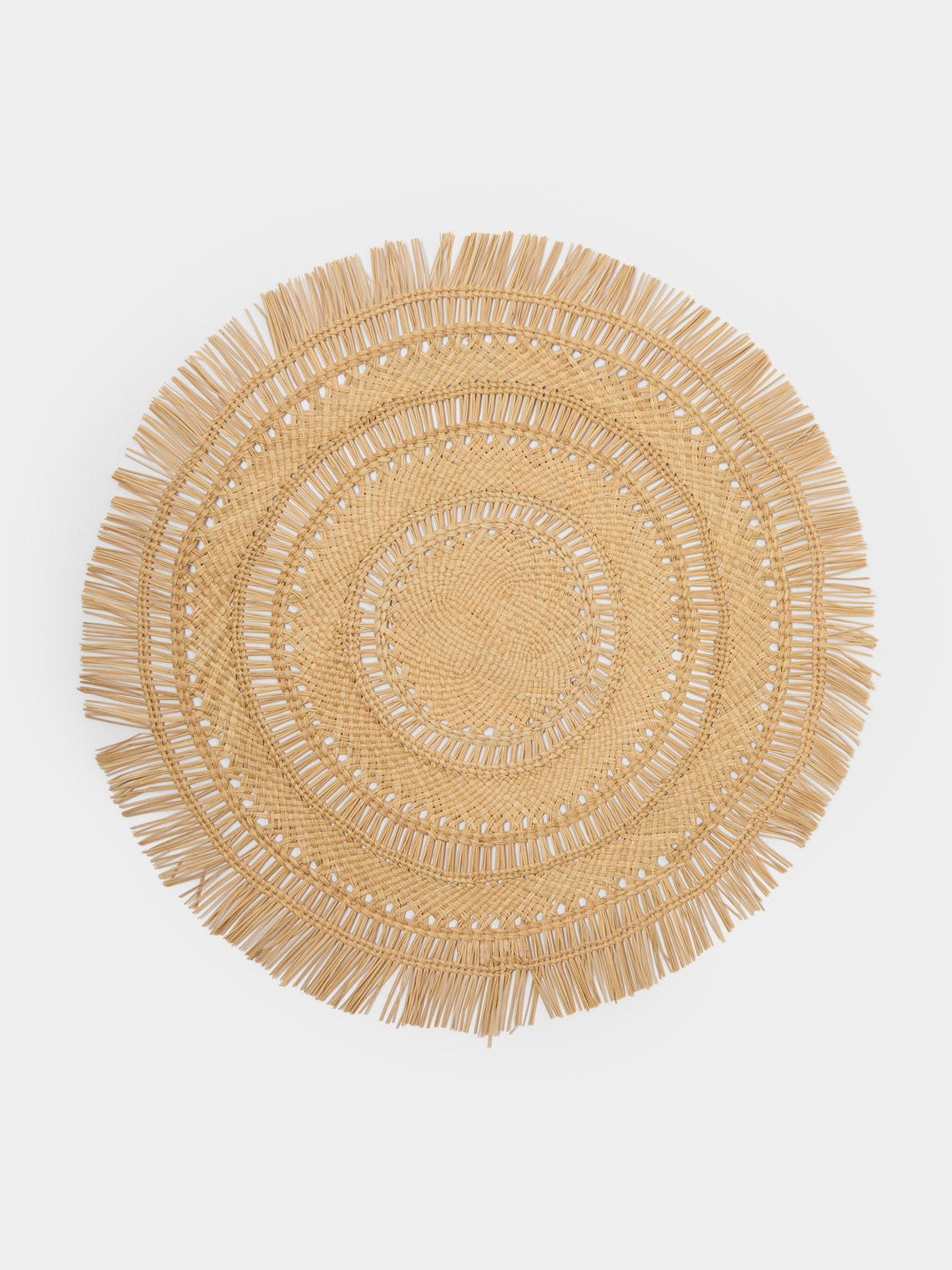 CasaLatina - Flecos Handwoven Iraca Palm Placemats (Set of 4) -  - ABASK - 