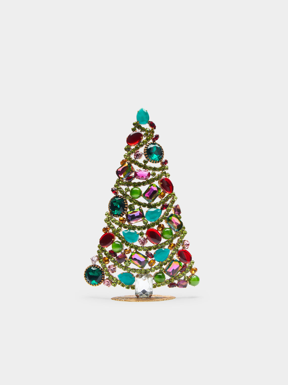 Antique and Vintage - 1930s Czech Jewelled Small Christmas Tree -  - ABASK - 