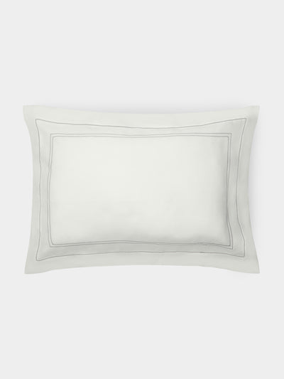 Volga Linen - Hem-Stitch Linen Standard Pillowcases (Set of 2) -  - ABASK - 