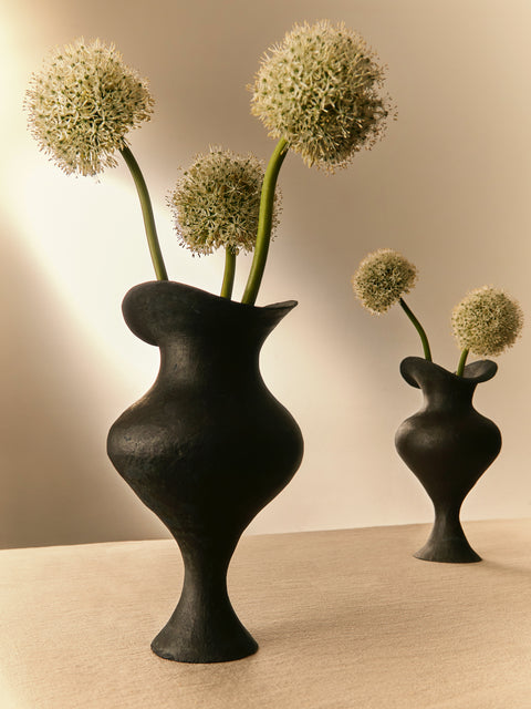 By Raffaella - Emilia Hand-Coiled Stoneware Vase -  - ABASK