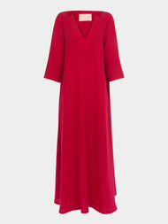 Marta Ferri - Genova Wool Kaftan Dress -  - ABASK - 