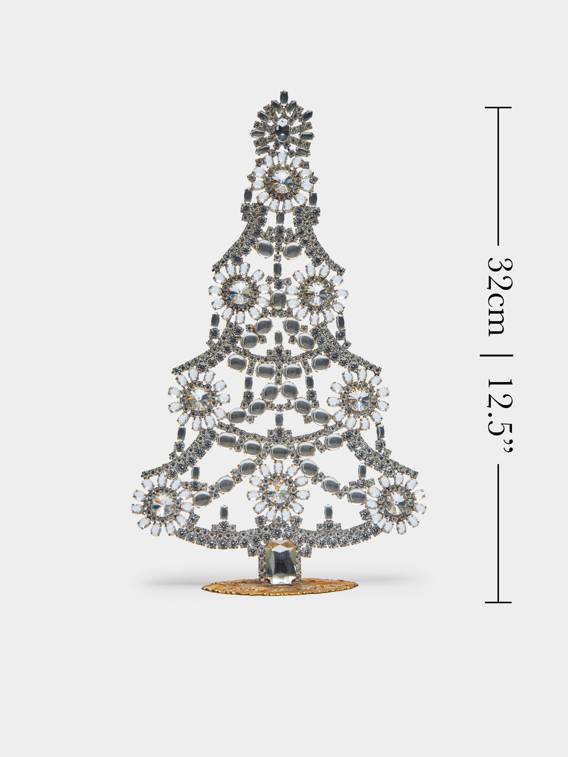 Antique and Vintage - 1930s Czech Jewelled Large Christmas Tree -  - ABASK