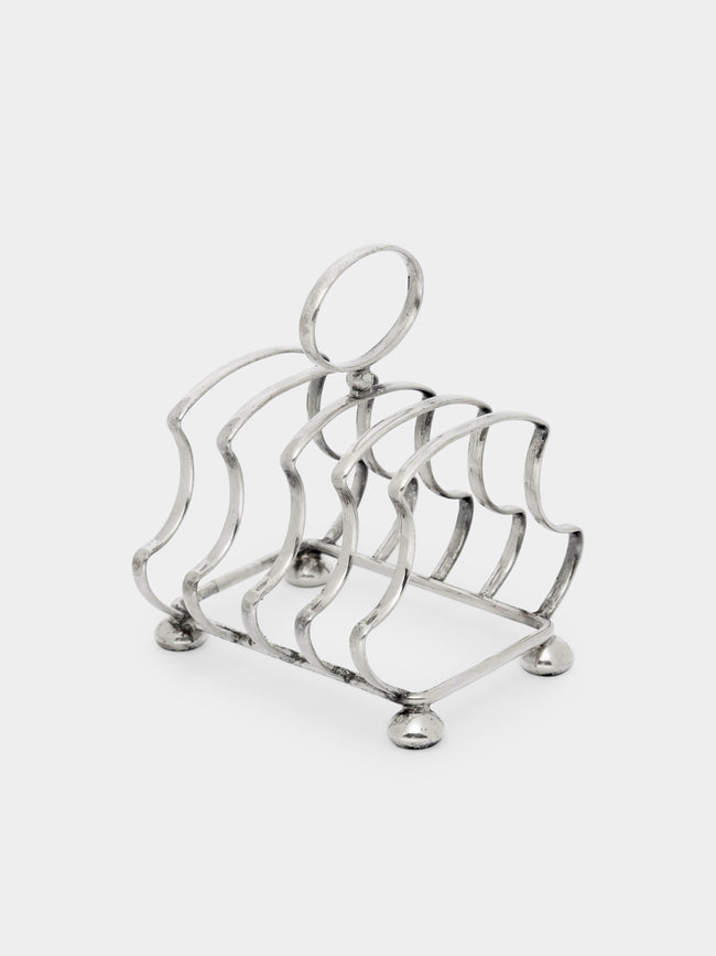 Antique and Vintage - 1900s Silver-Plated Toast Rack -  - ABASK - 