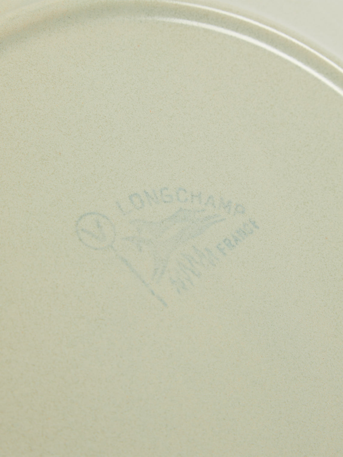 Antique and Vintage - 1950s Robert Picault for Longchamp Ceramic Dinner Plates (Set of 12) -  - ABASK