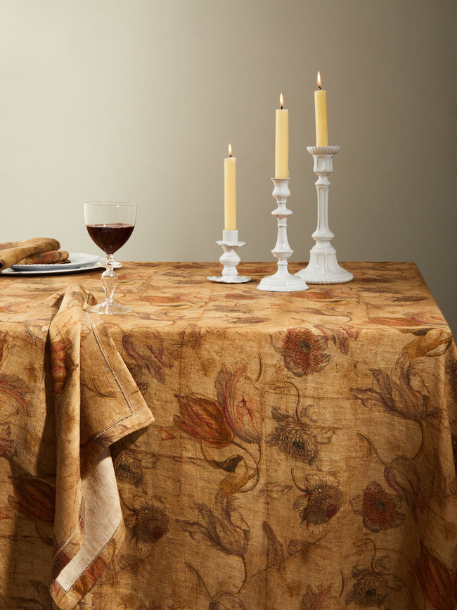 The House of Lyria - Tormento Linen Rectangular Tablecloth -  - ABASK