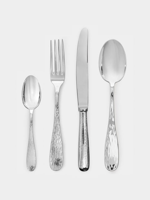 Zanetto - Acqua Silver-Plated Dinner Cutlery (Set of 4) -  - ABASK - 