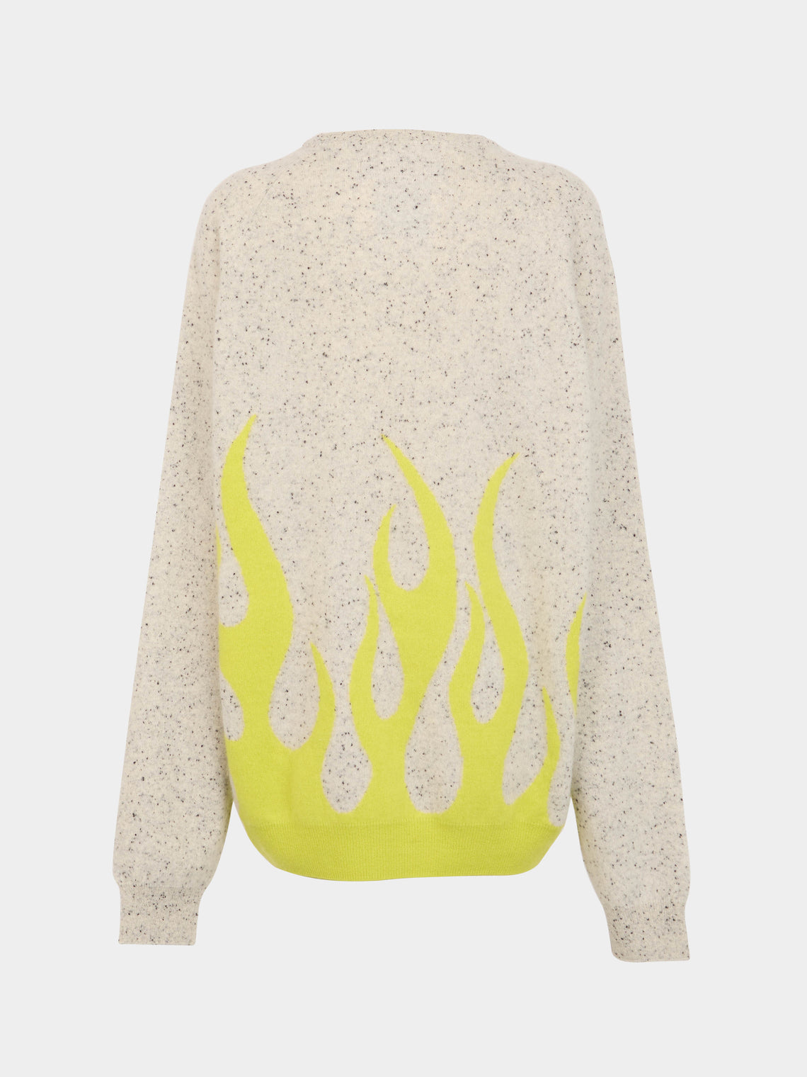 Frenckenberger - Sylvie Fleury Flame Cashmere R-Neck Sweater | Size: S -  - ABASK