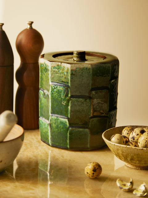 The Leach Pottery - Ceramic Lidded Jar -  - ABASK