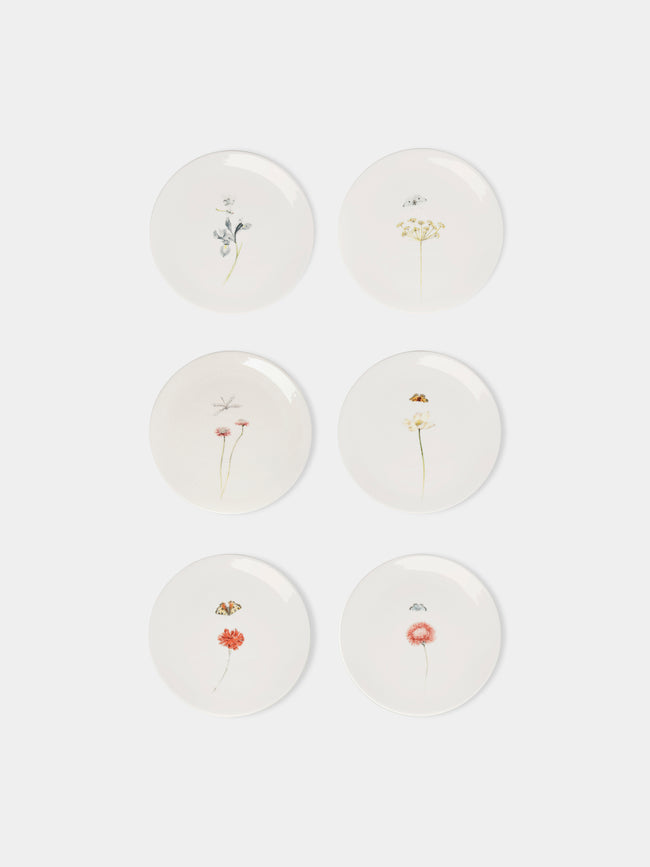 Laboratorio Paravicini - Bloom Ceramic Dessert Plates (Set of 6) -  - ABASK