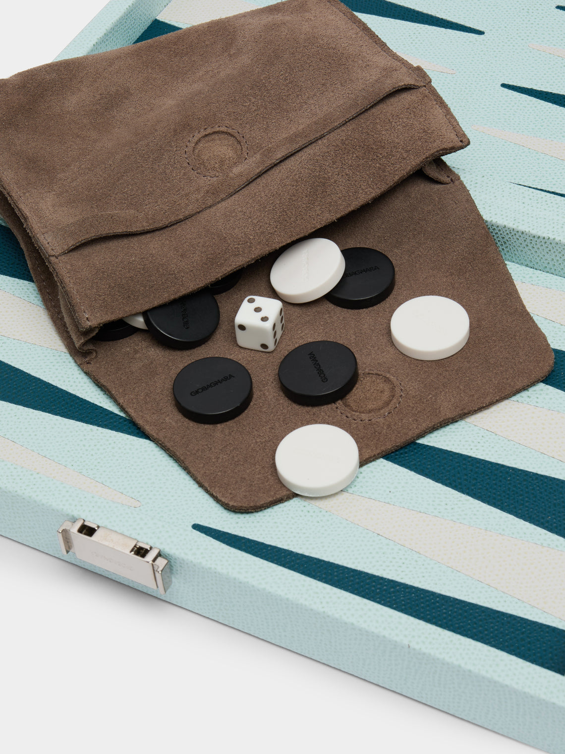 Giobagnara - Phileas Wood Miniature Travel Backgammon Set -  - ABASK