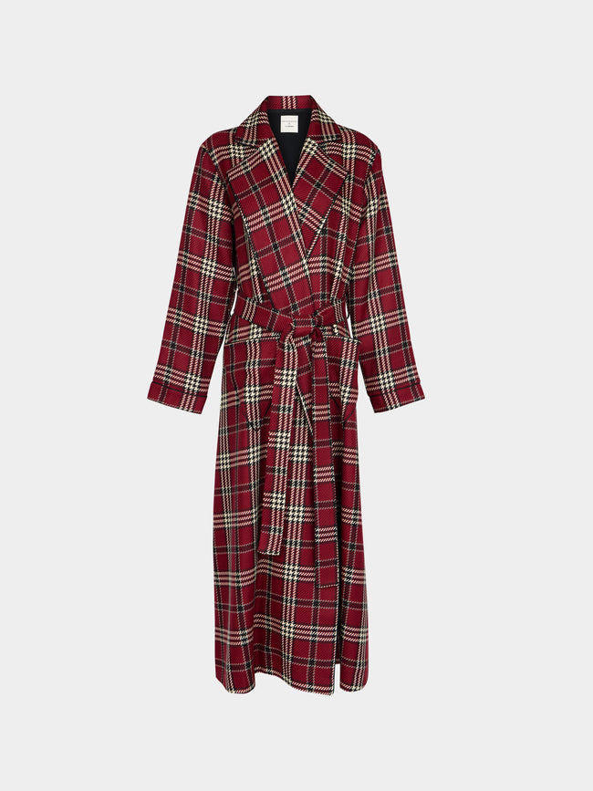 Emilia Wickstead - Wool Check Robe | Size: S -  - ABASK - 