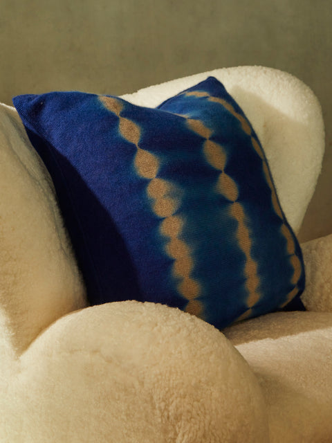 Suzusan - Shibori Cashmere Cushion -  - ABASK