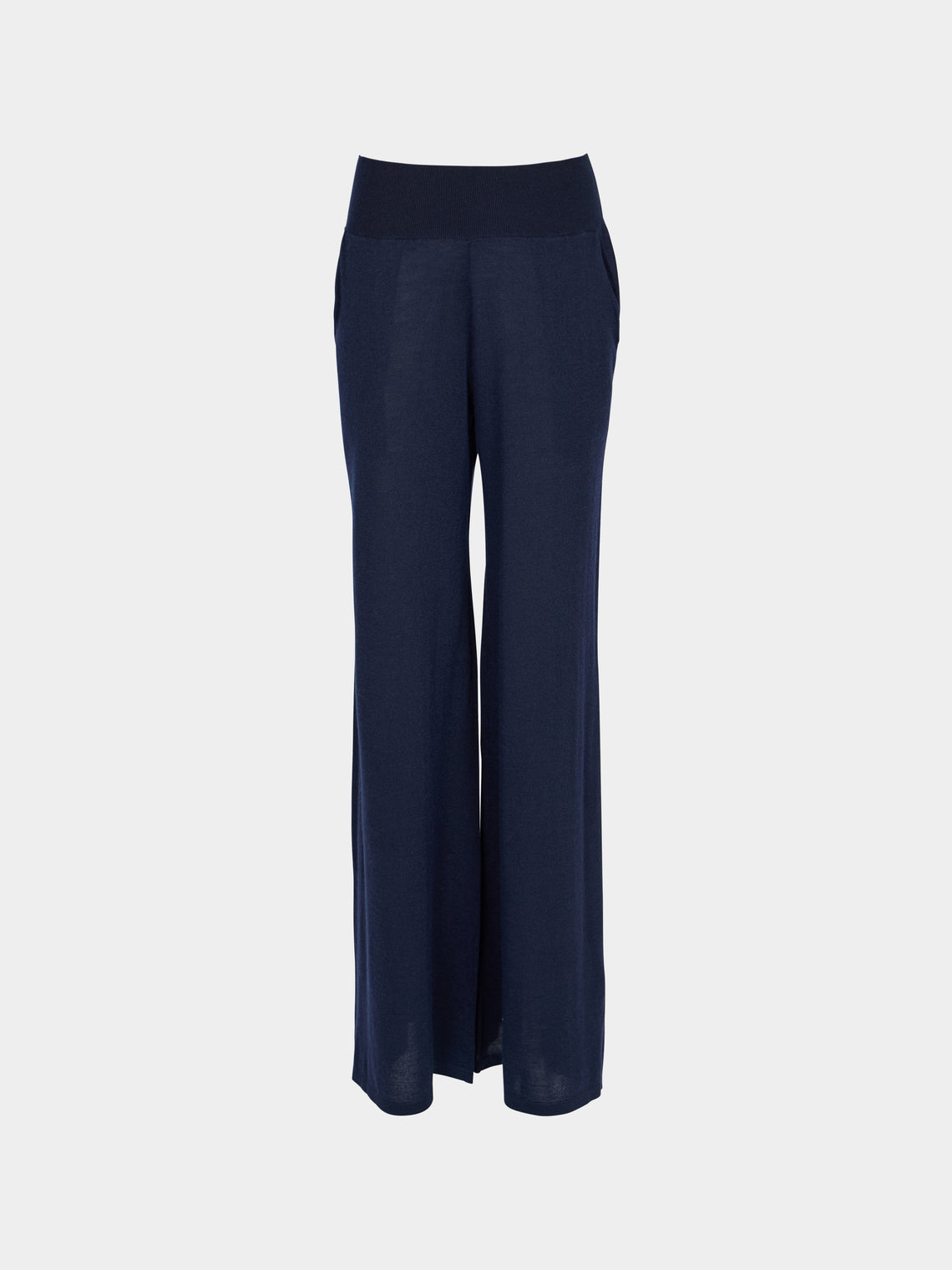 Frenckenberger - Cashmere Wide Trousers | Size: M -  - ABASK - 